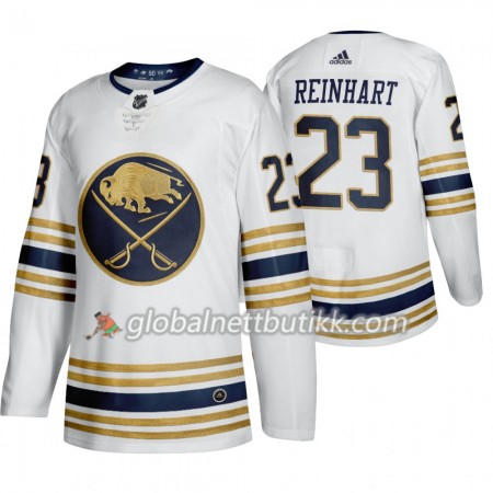 Buffalo Sabres Hockeydrakt Sam Reinhart 23 50th Anniversary Adidas 2019-2020 Hvit Authentic - Herre